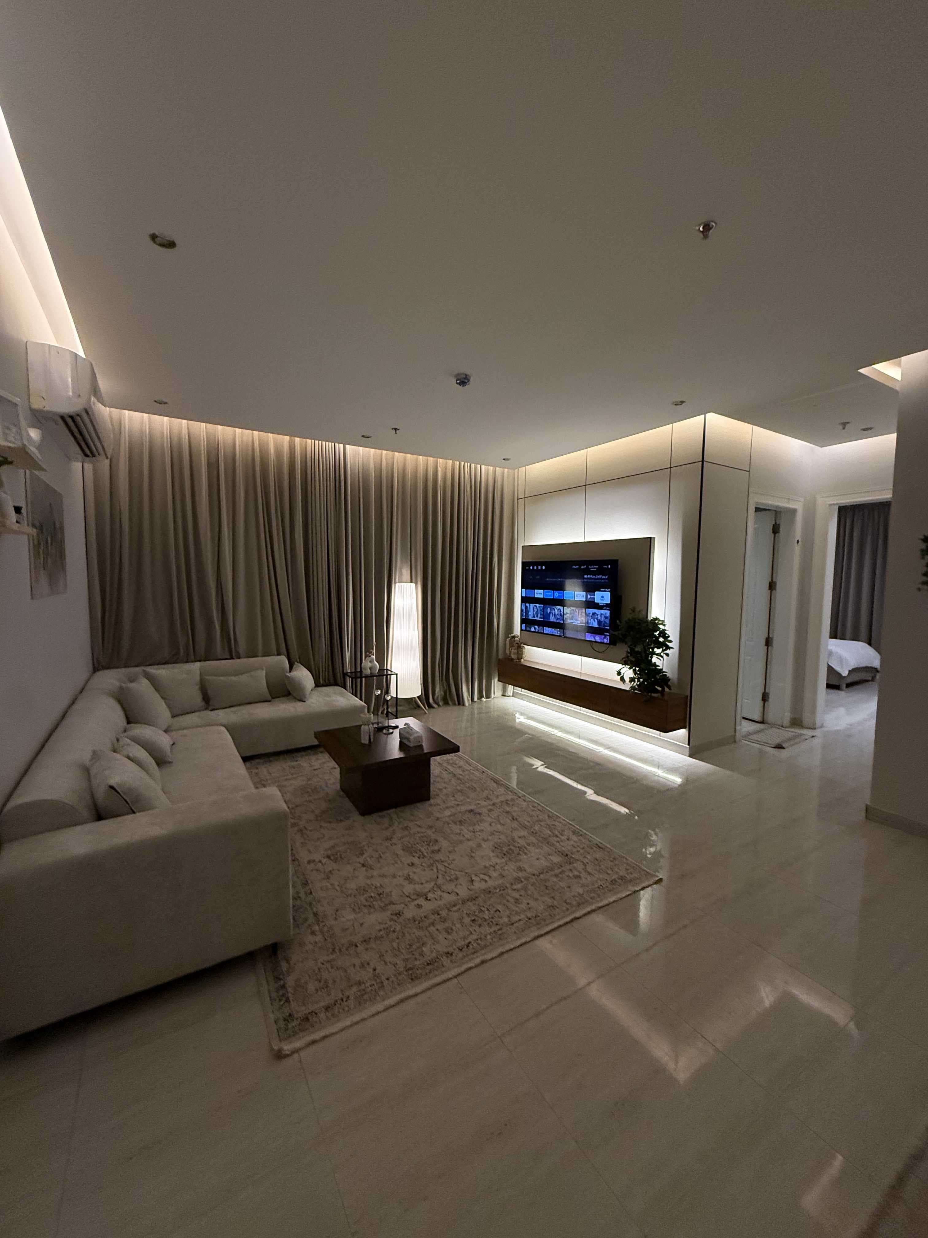 شقة انيقة بتصميم فخم وعصري