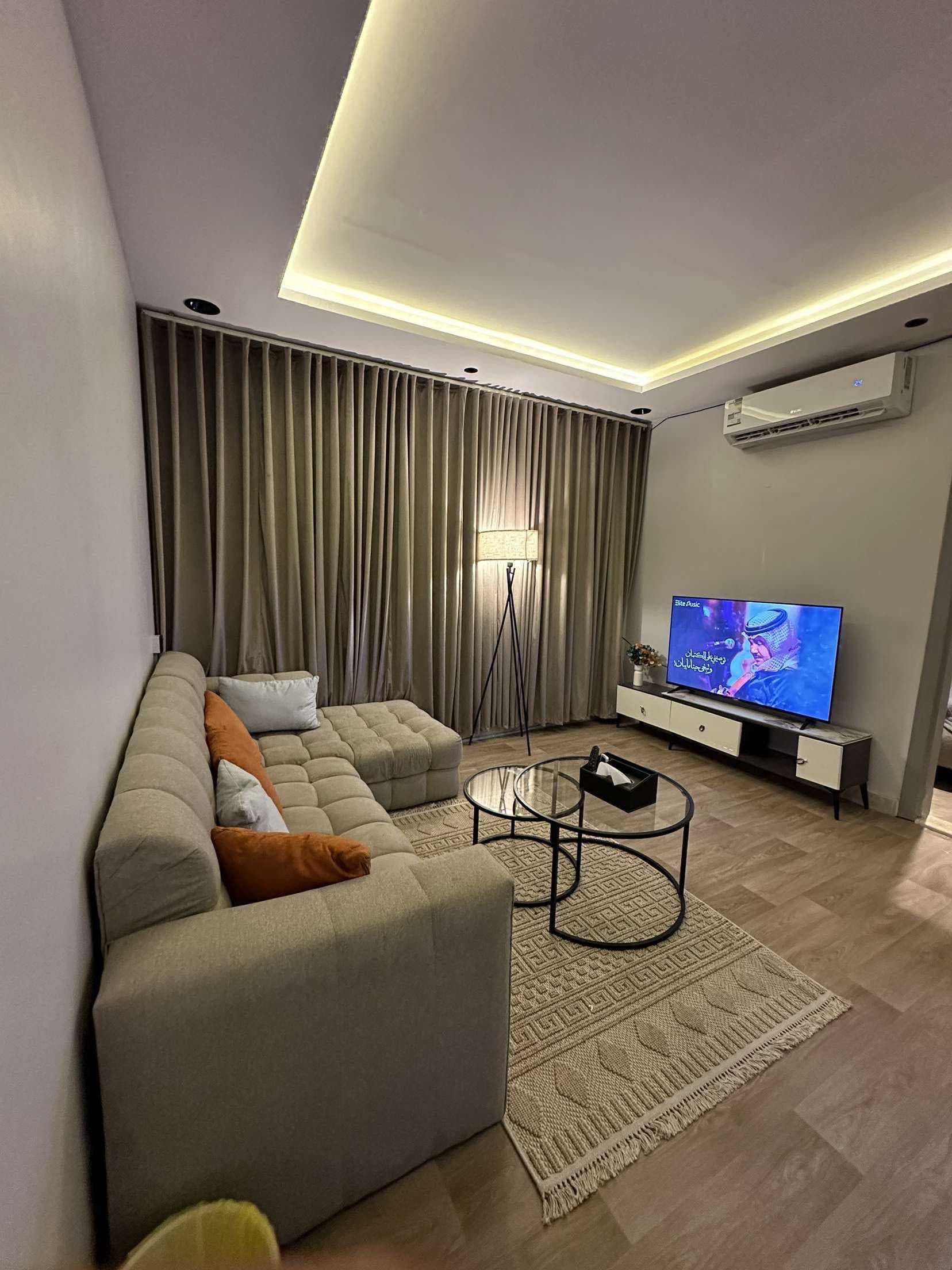 شقة بتصميم انيق ودخول ذاتي