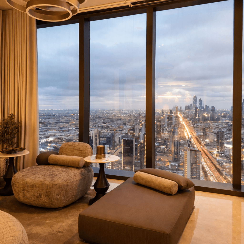 غرفتين وصالة فاخرة في برج