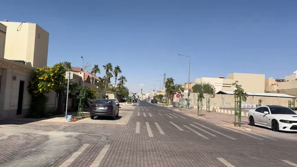 شوارع حي الندى الرياض 