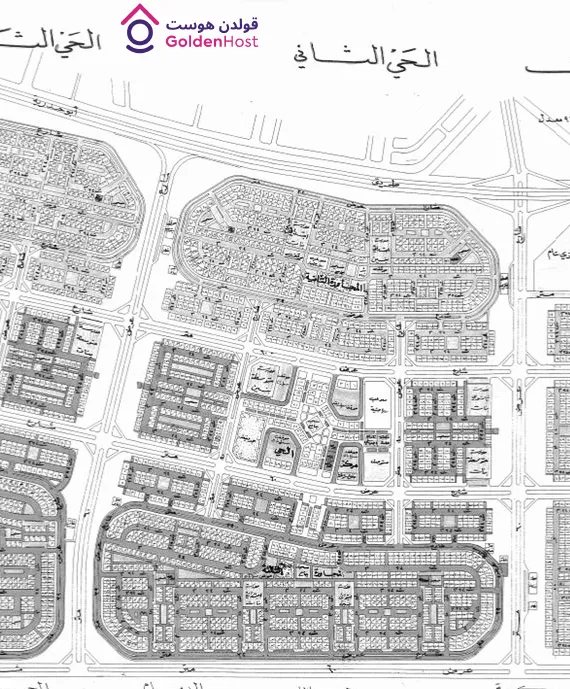مخطط الحي الثاني ضاحية الملك فهد