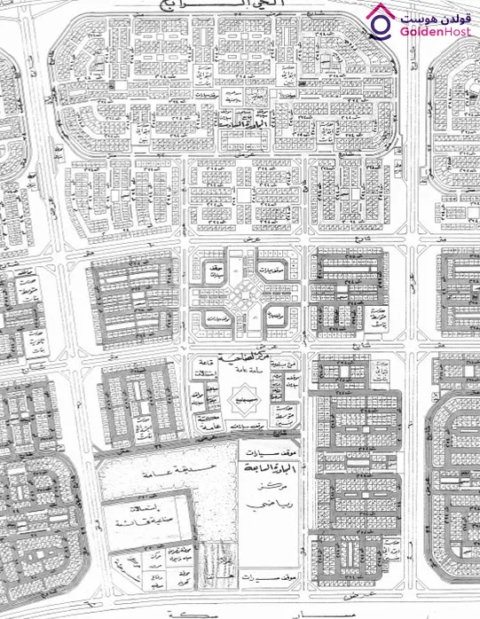 مخطط الحي الرابع ضاحية الملك فهد